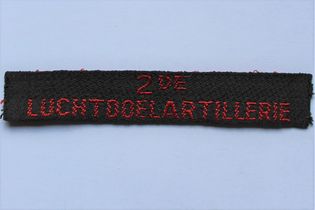 Regimenten Luchtdoelartillerie, 1ste t/m 3de